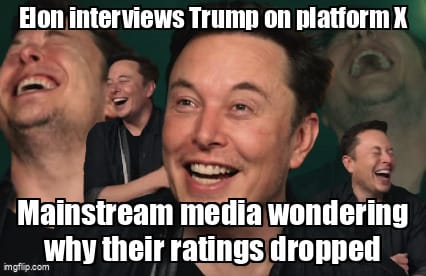 elon laugh