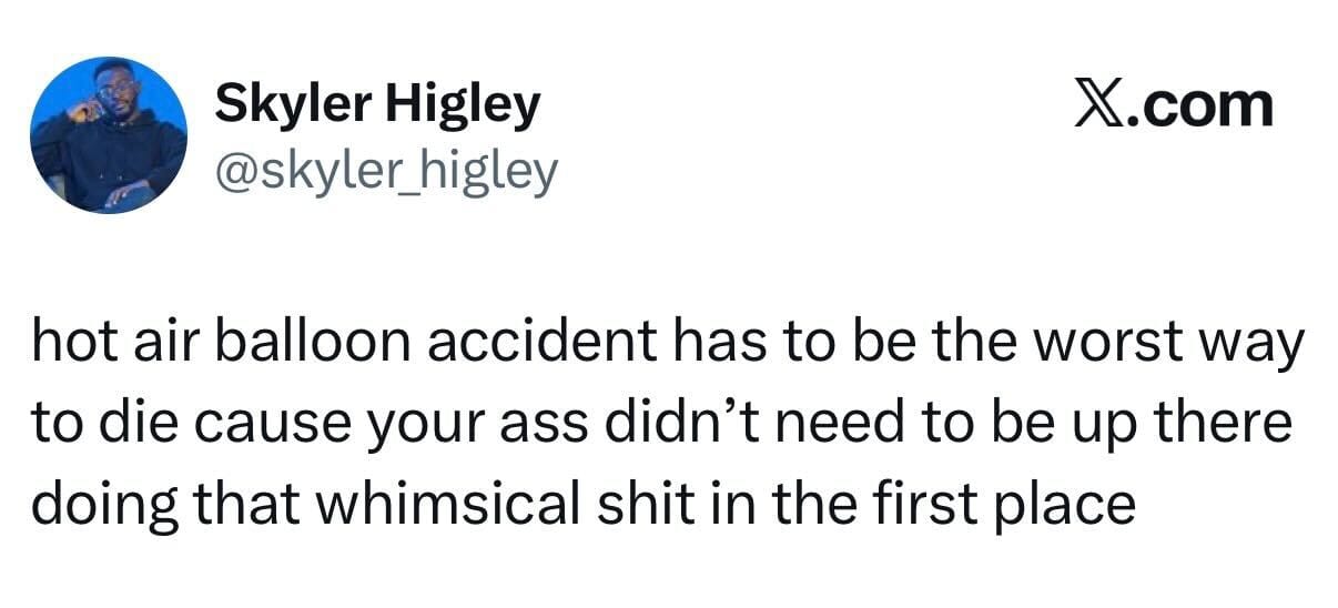 short squeez hot air baloon accident meme