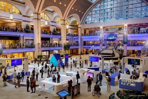 rendering of the new tower city event center