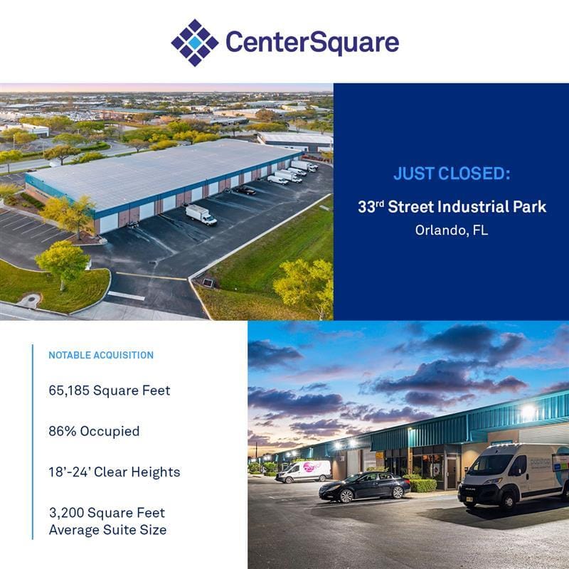 CenterSquare buys FL small bay
