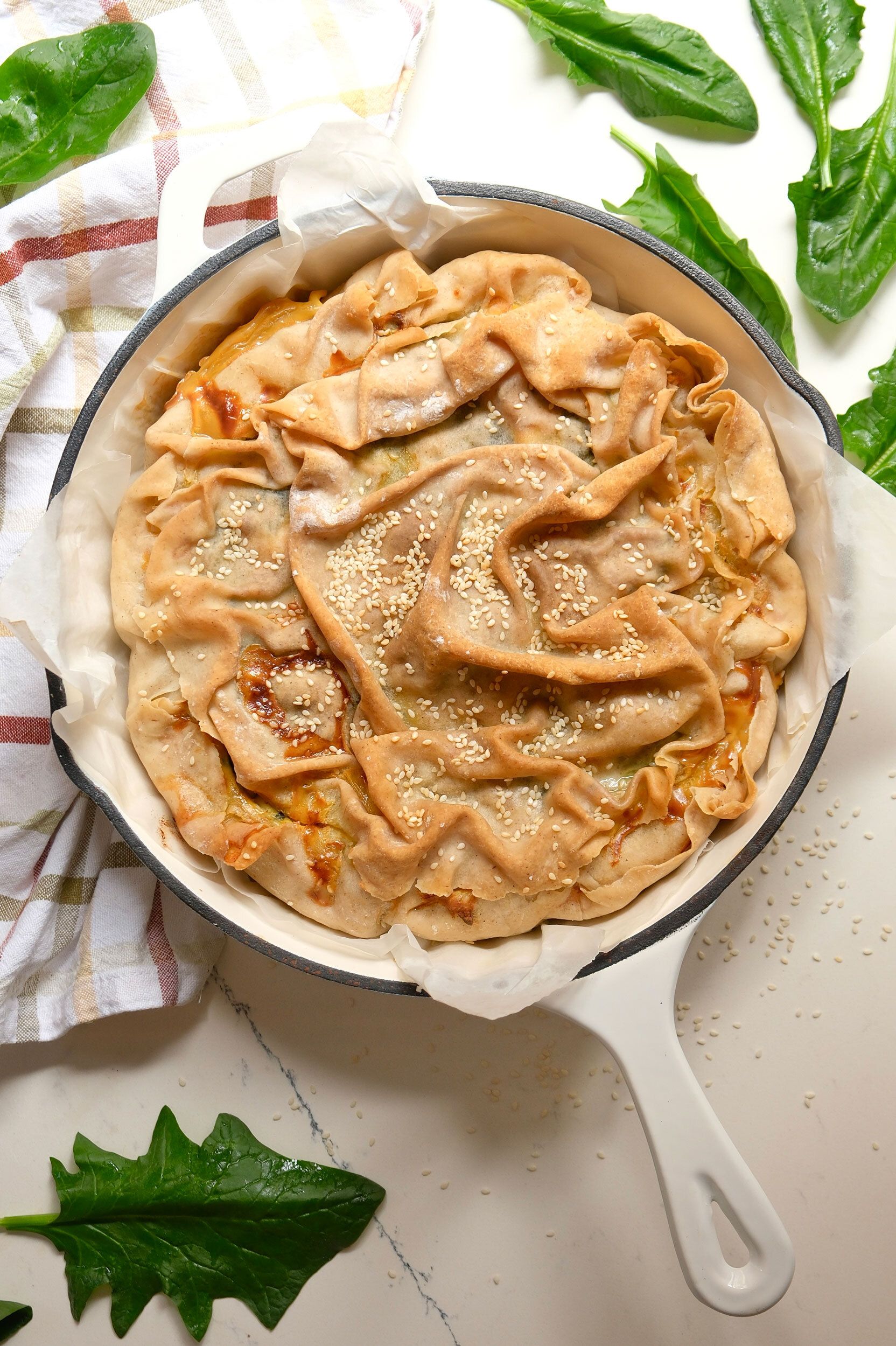 Filo-Style Spinach & Feta Pie (Gluten-Free)