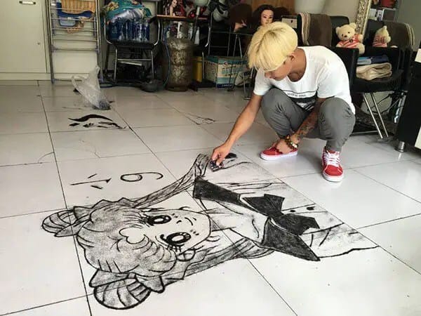 Wang-Xiaojiu-hair-art-600x450