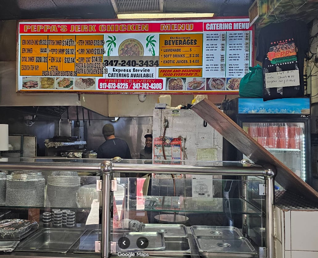 Peppa's Jerk Chicken restautant interior