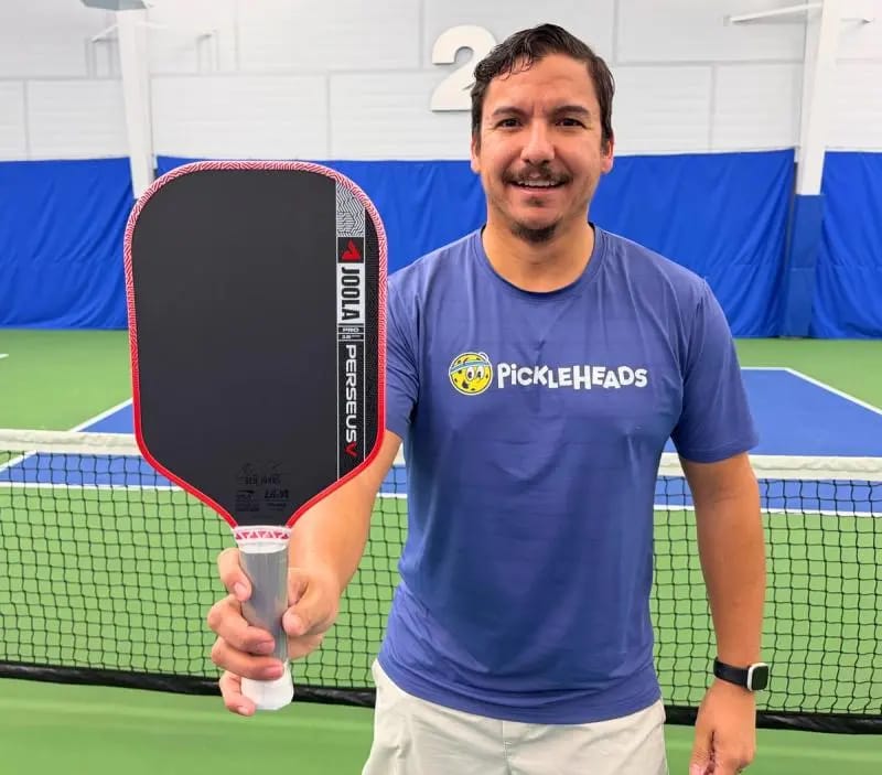 Stephen with the JOOLA Perseus Pro V
