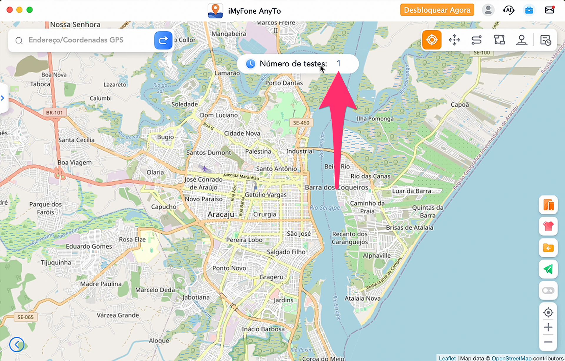 alterar a localização virtual do seu iPhone