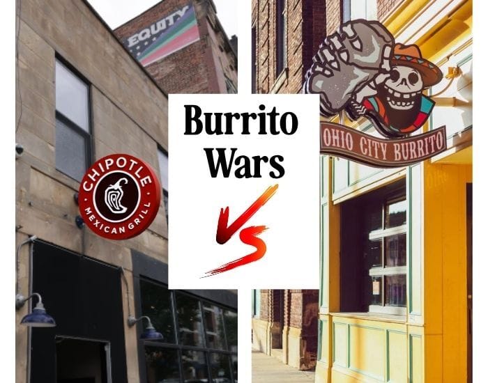 chipotle versus ohio city burritoo