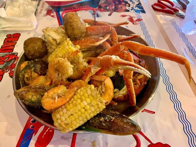 Seau de Crabe Mixed seafood