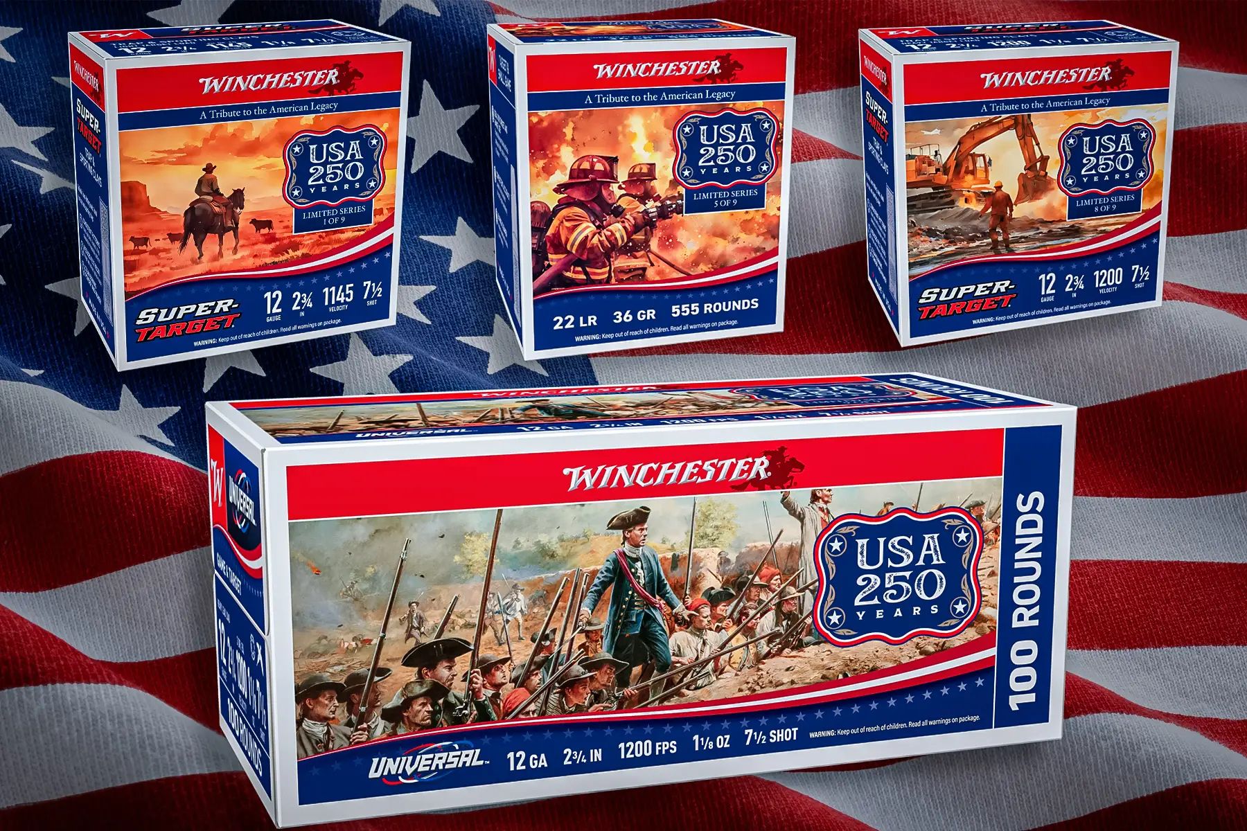 Winchester 250th Ammo