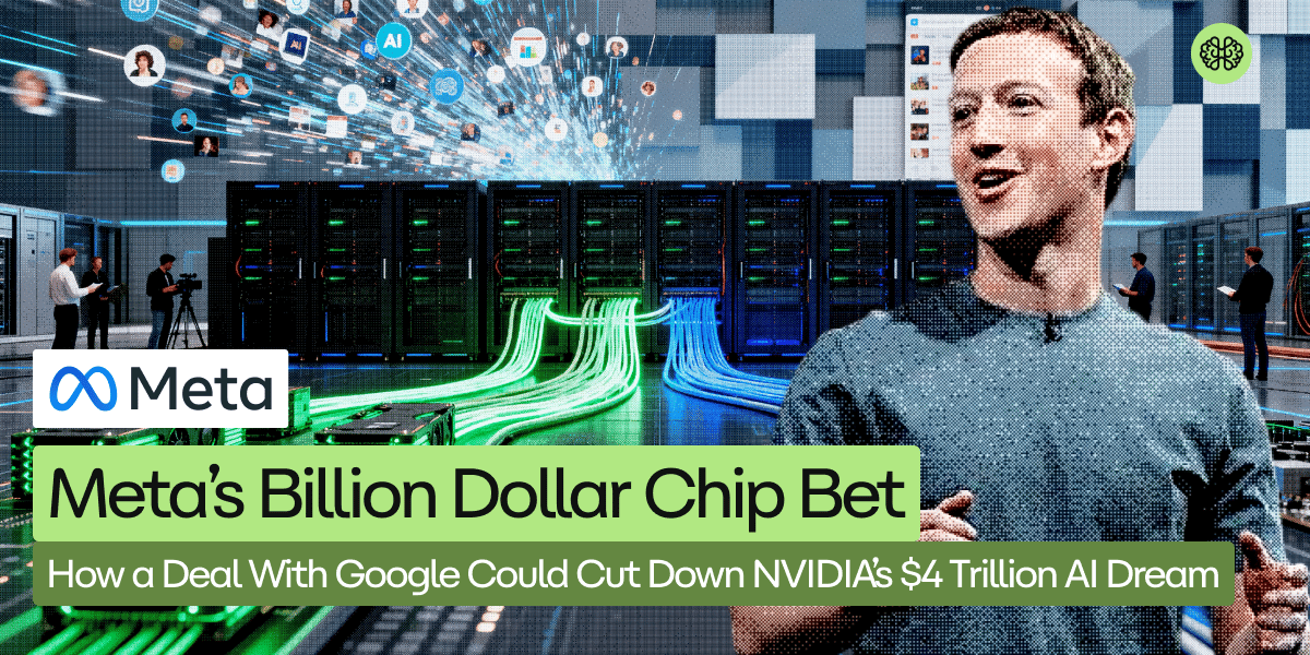Meta Bets Billions on Google Chips to Test NVIDIA’s 4T Lead