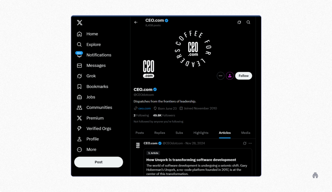 How CEO.com Scaled to 50k+ Newsletter Subscribers with beehiiv