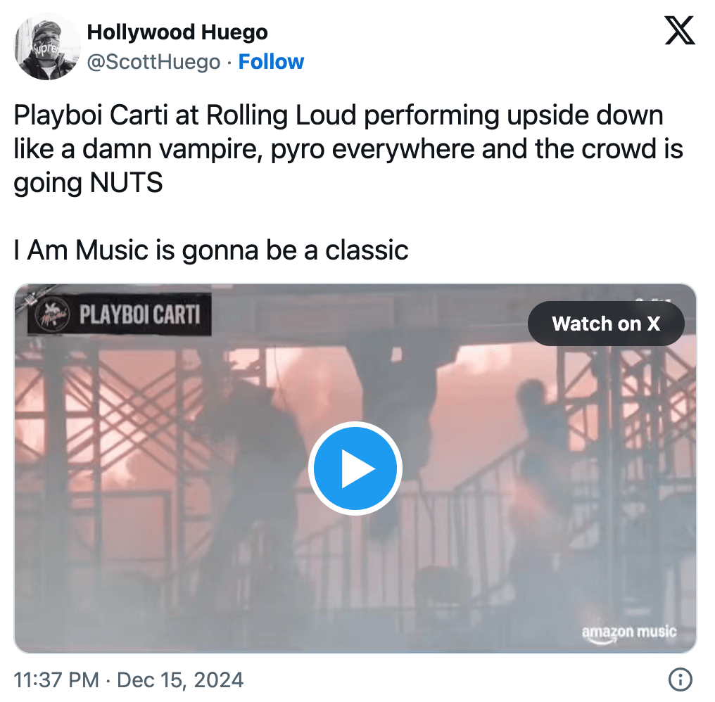 Post on X