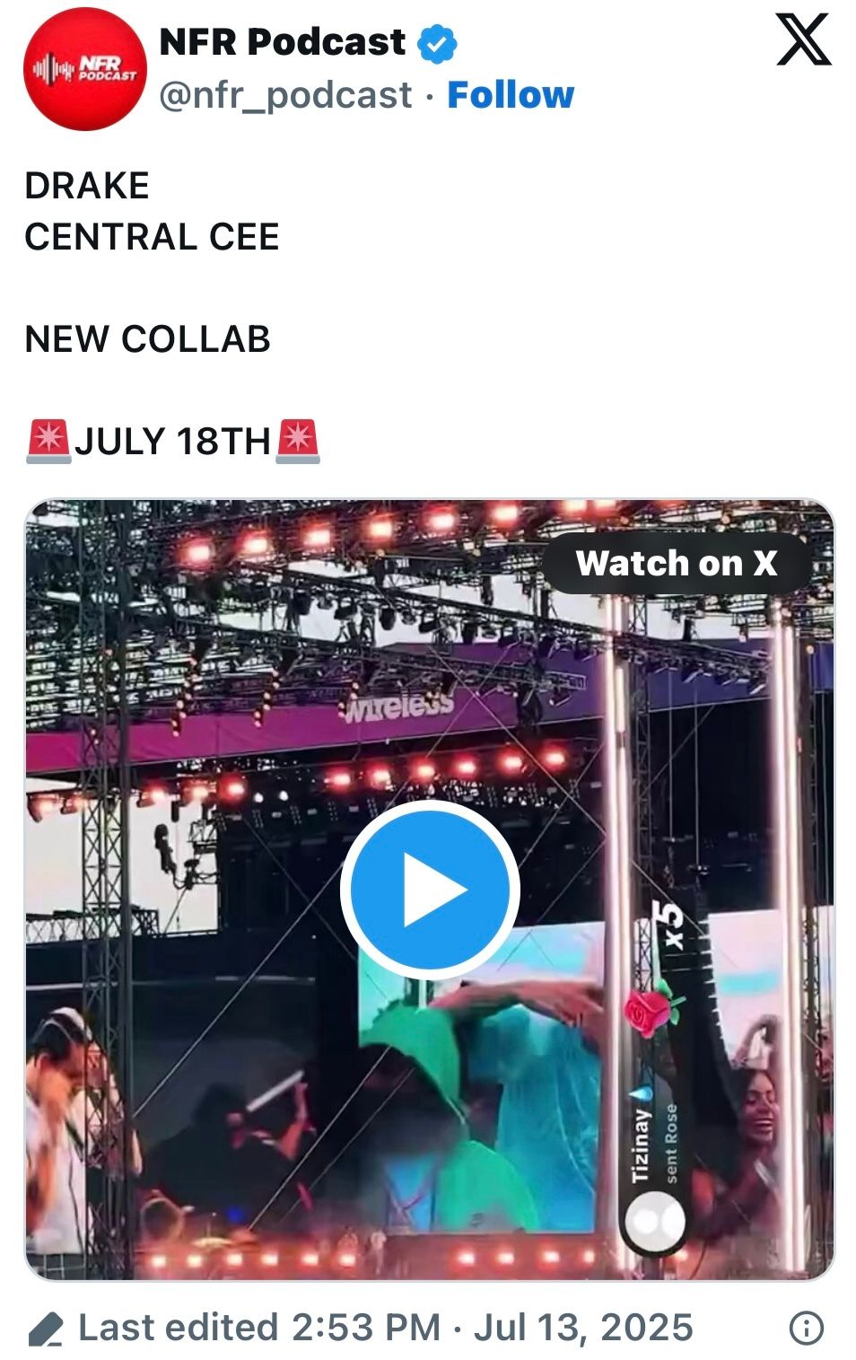 Post on X