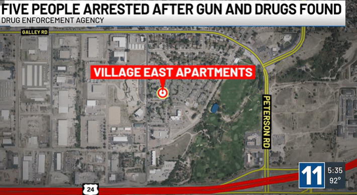 federal drug investigation led to a DEA raid at Village East Apartments