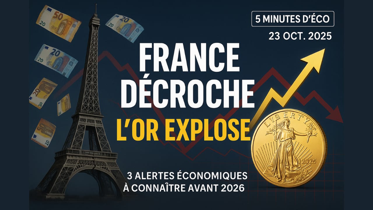 💥 La France Décroche (Encore) Pendant Que l’Or Flambe