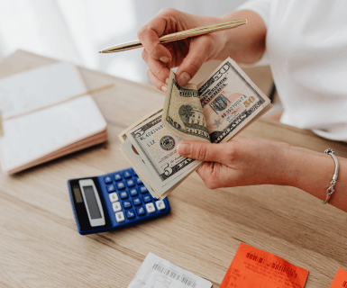 Budgeting money cash