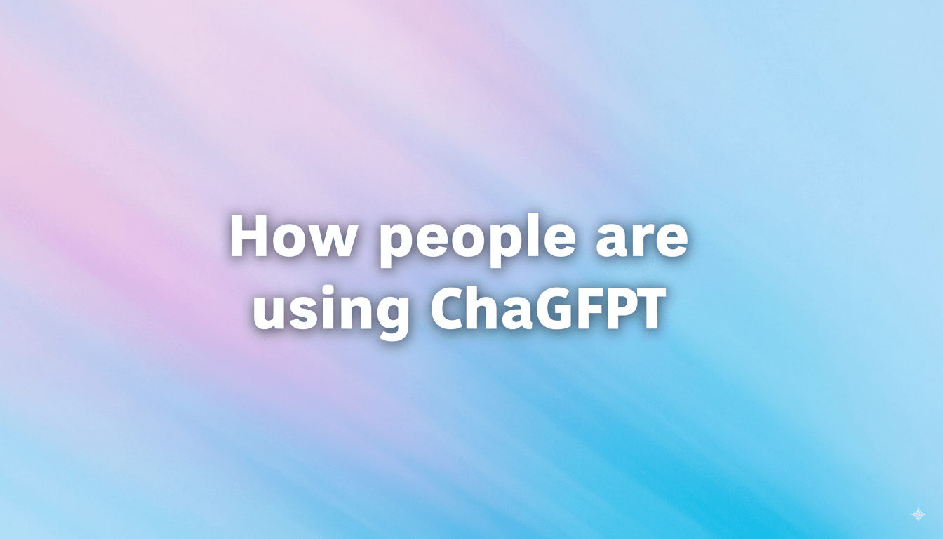 ChatGPT 사용 패턴 분석