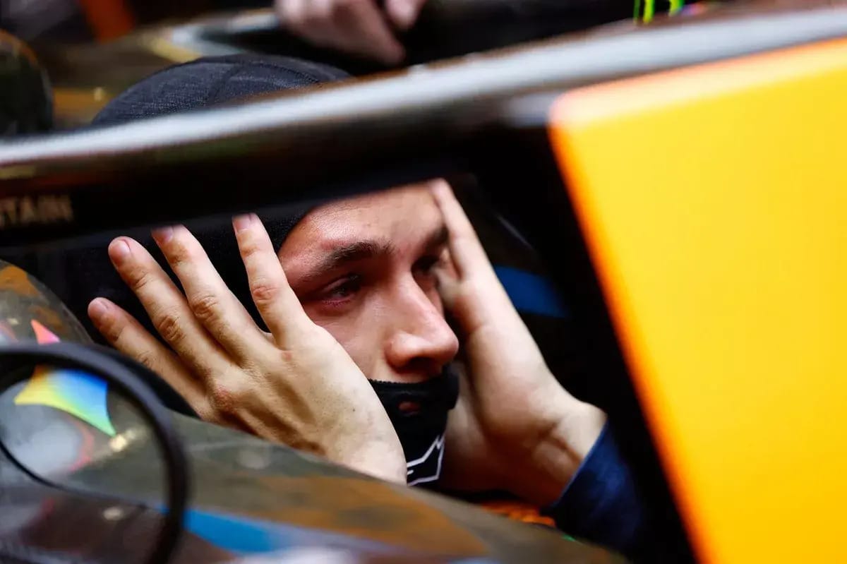 Lando Norris in McLarena