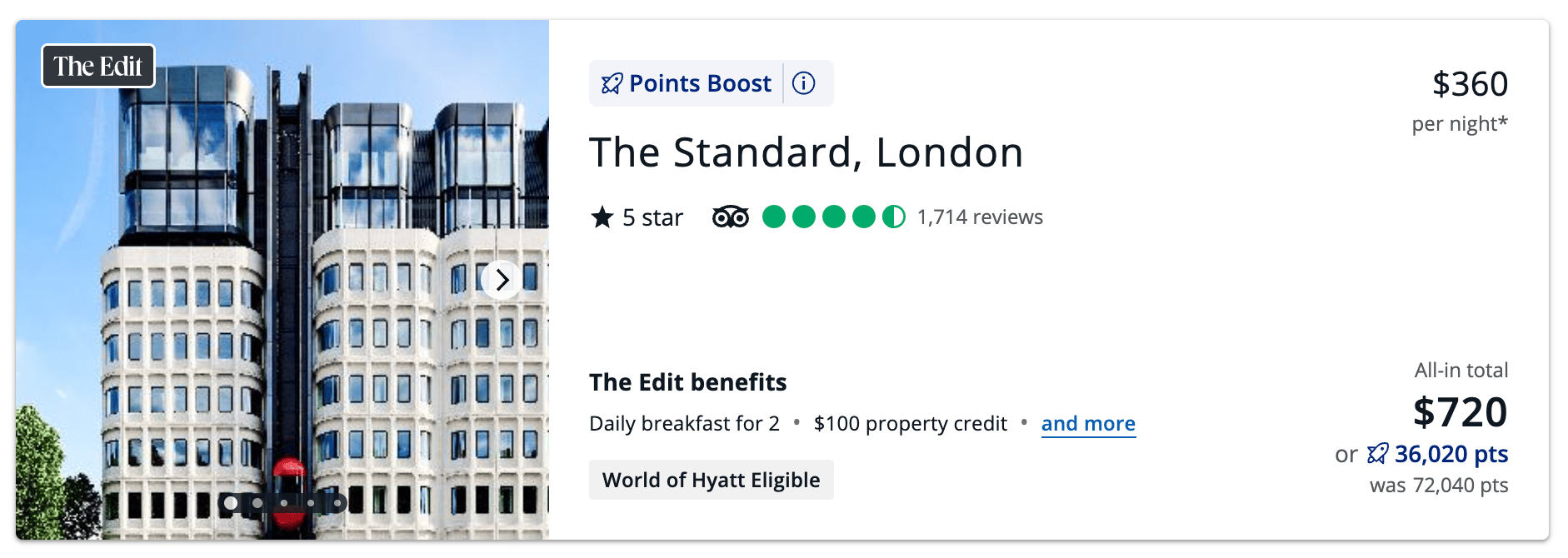 The Standard, London through The Edit