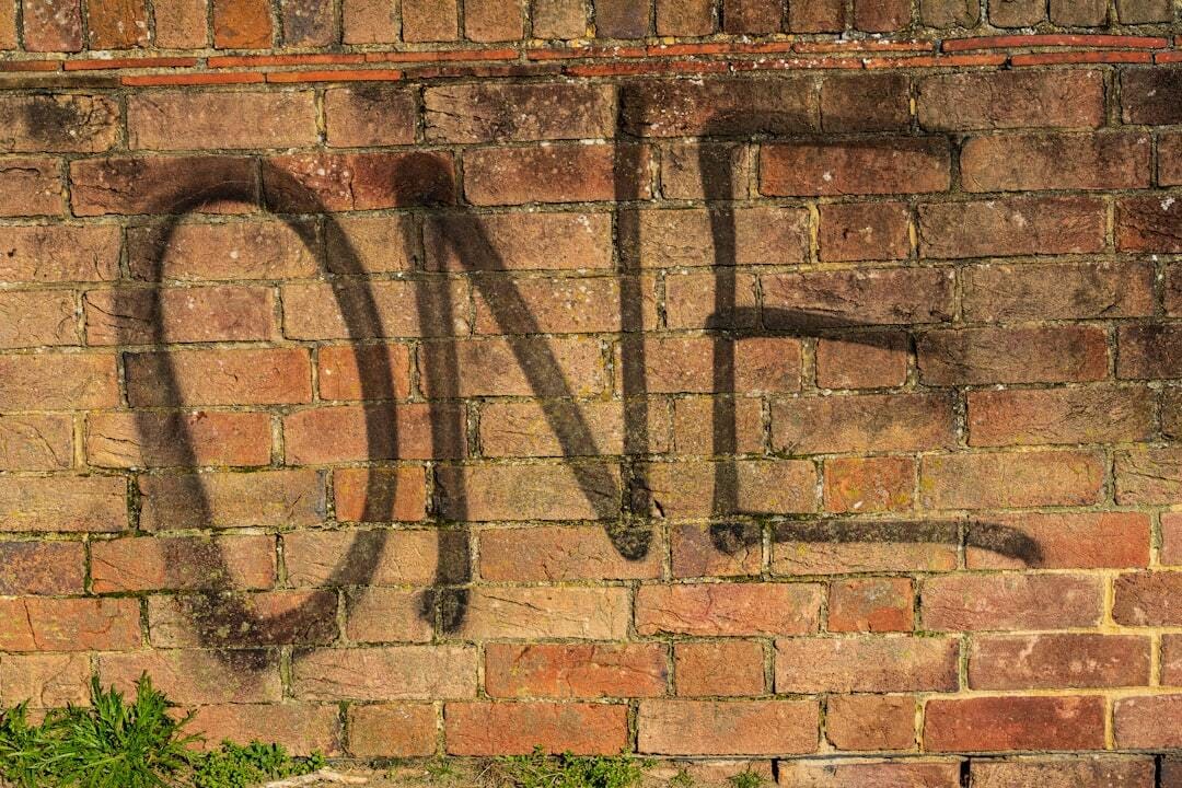 The word one, spray painted onto a wall.