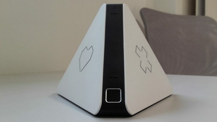 prizm test intelligent audio player design ergonomics close-up