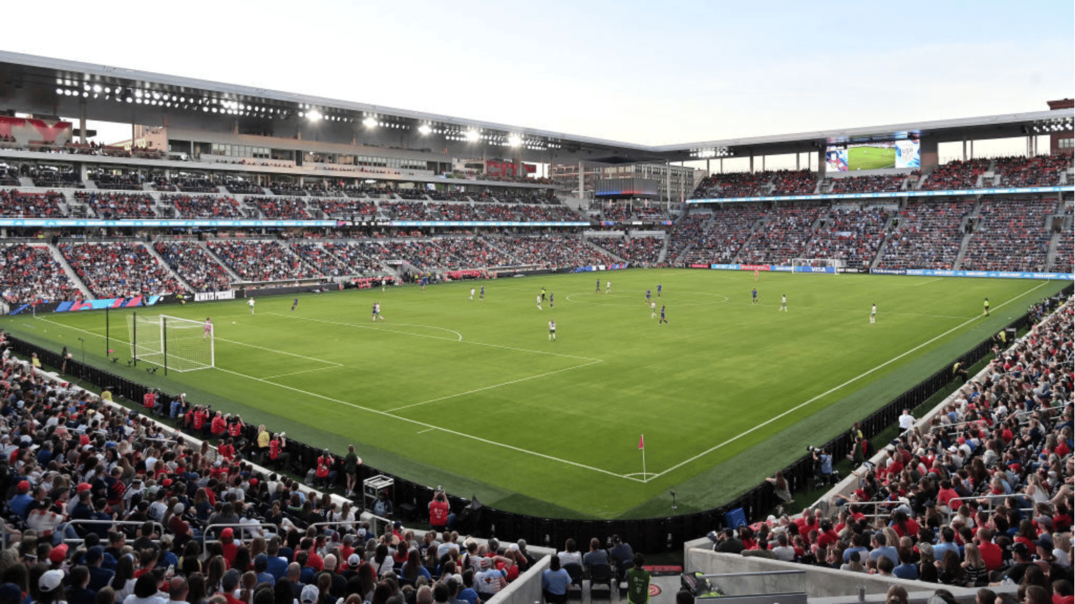 A view of CITYPARK stadium during a game between Ireland and USWNT at CITYPARK on April 11, 2023 in Saint Louis, Missouri.
