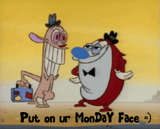 Ren And Stimpy Monday GIF