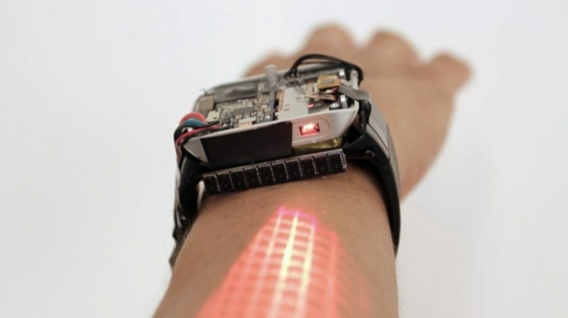 LumiWatch turns your arm into a smartphone-sized touchscreen