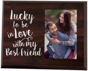 Lucky to Be in Love Picture Frame