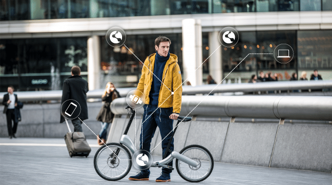 JIVR connected bike