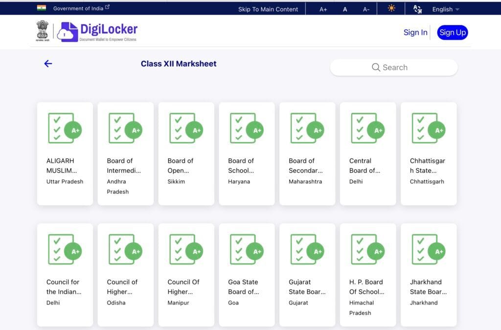 Maharashtra Board Result Digilocker