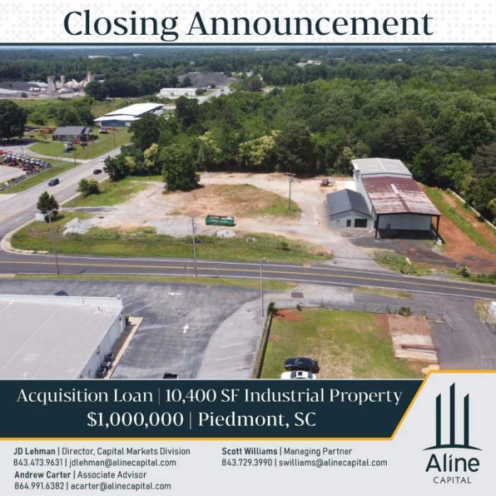 Aline closes SC IOS loan