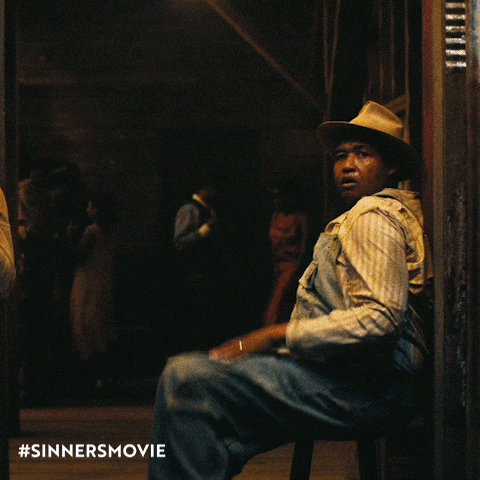 Cornbread stands up. Then we cut to vampires outside.