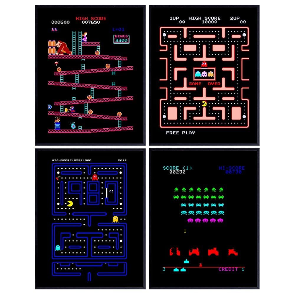 Classic Game Covers – Nostalgia That Pops Framed prints of iconic video game covers like Halo 3 and Super Mario 64, bringing bold retro energy to any gaming room.