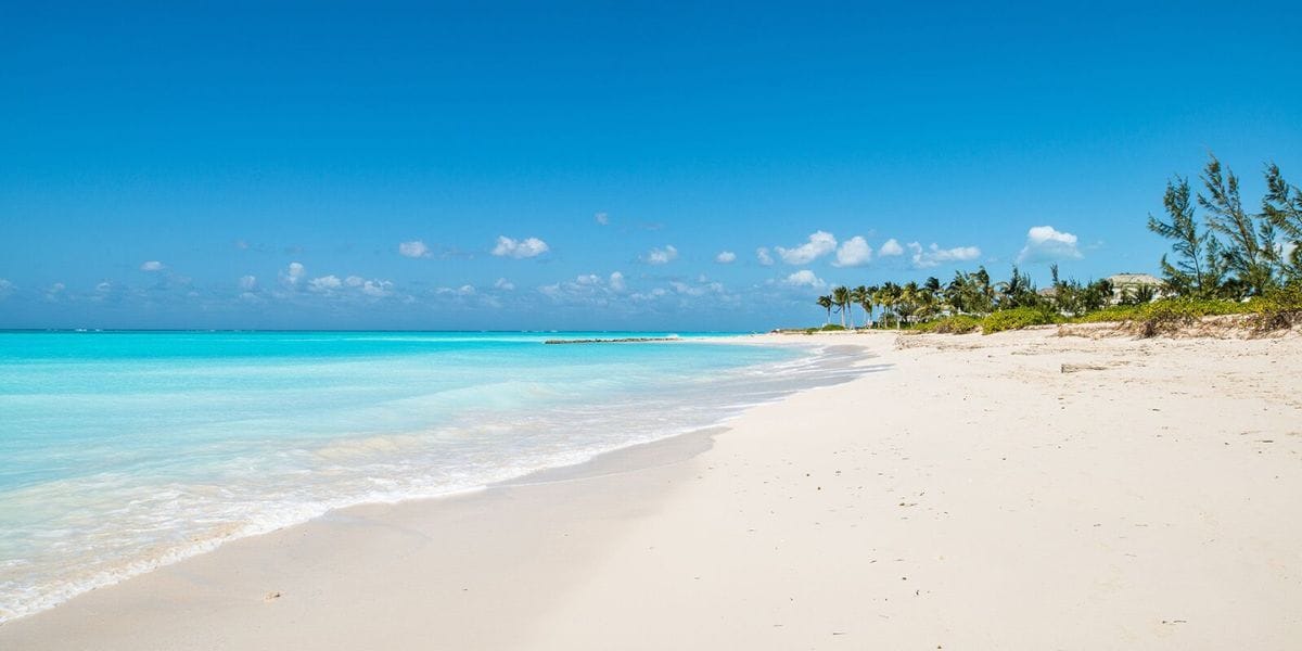 Sand beach on Turks And Caicos