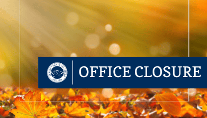 Holiday Hours: County Updates + Meeting Changes