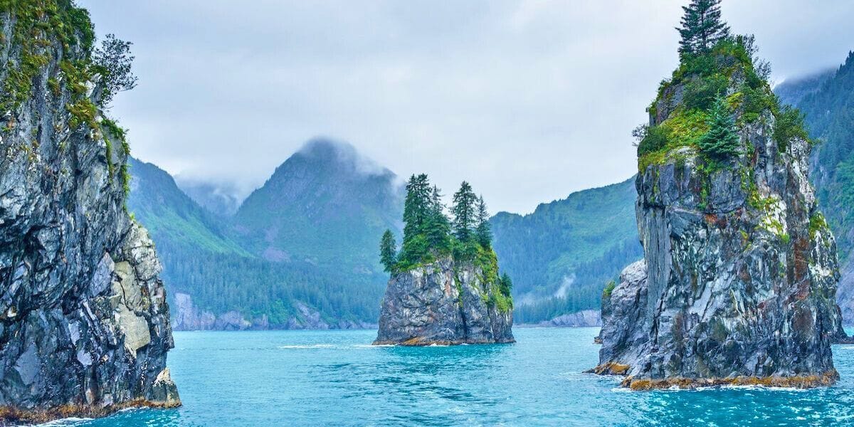 beautiful fjords in Alaska