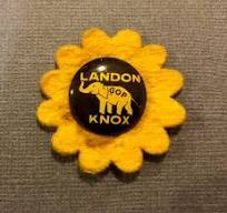 Image a Landon-Knox campaign button