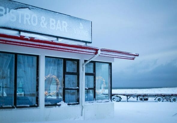 cold winter near iceland bistro