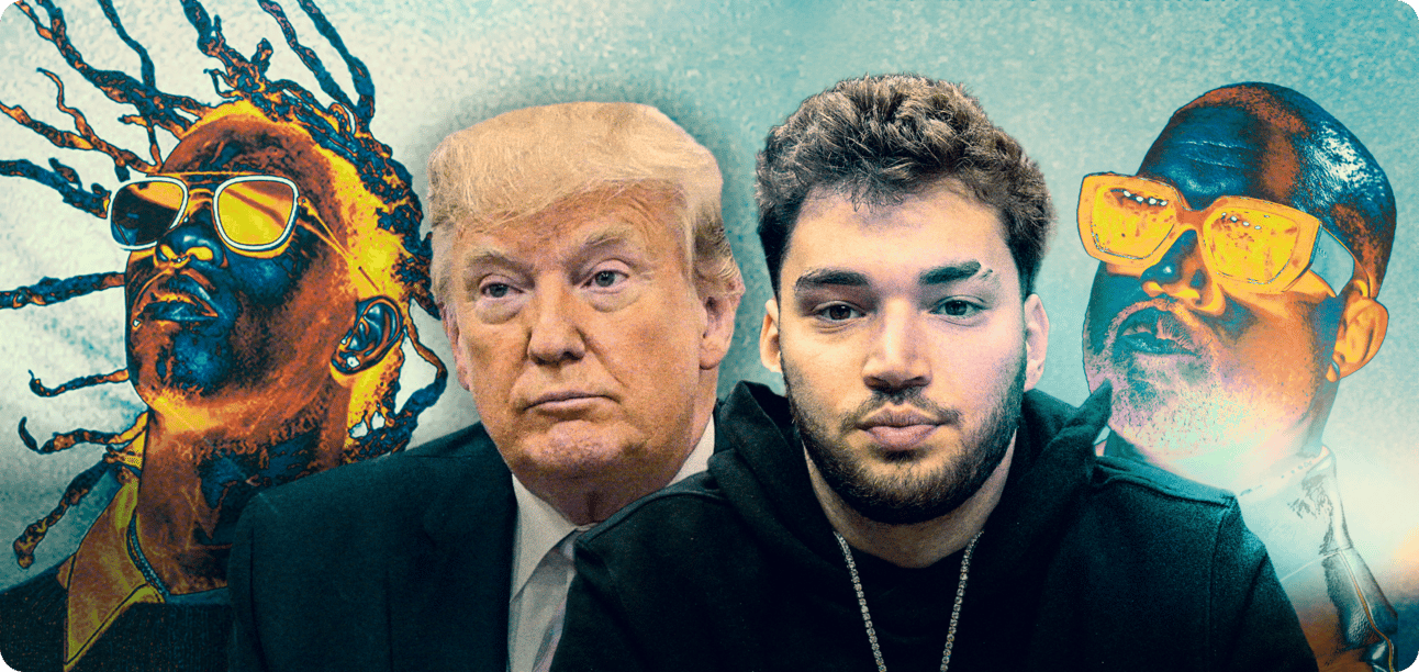 Donald Trump and adin ross
