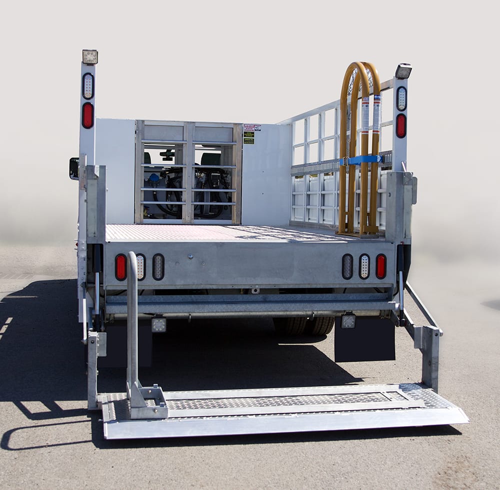 Lift gate weight capacity platform on Maxon MLA liftgate