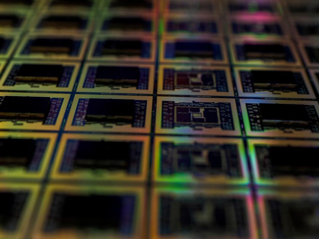 A prototype silicon wafer at the basis of the creation of our computer circuits