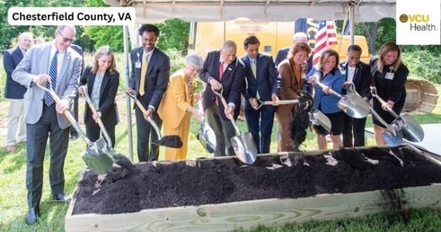VCU Health breaks ground on 100,000 SF Chesterfield Pavilion.