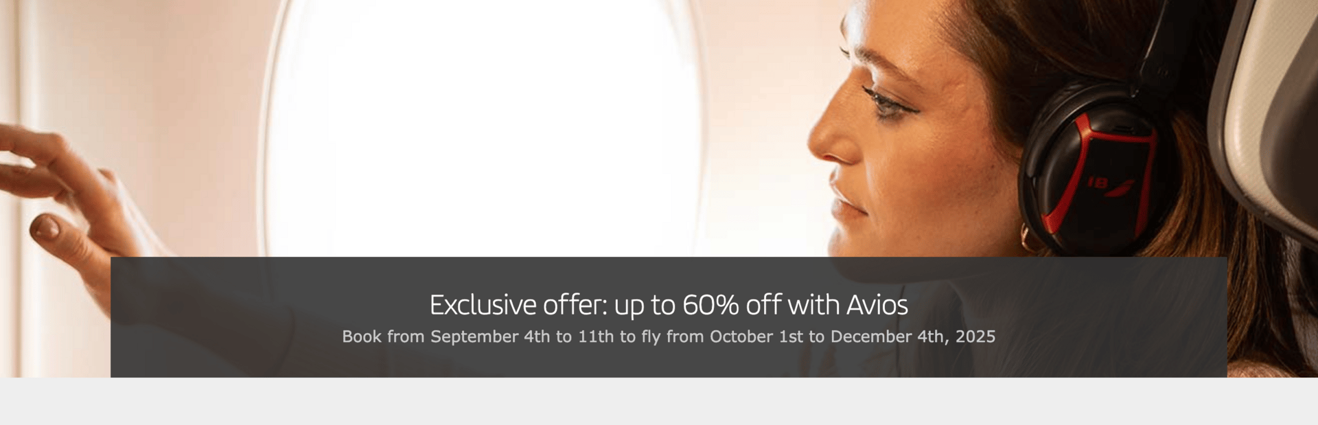 Iberia Award sale banner