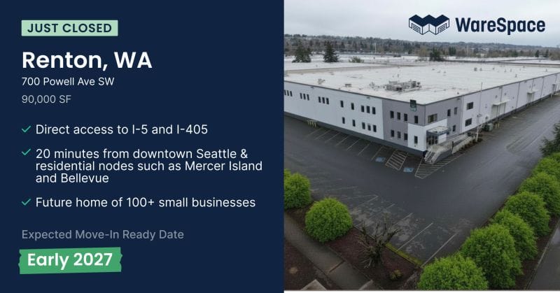 Warespace buys Seattle area asset