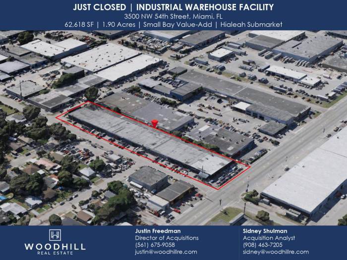 Woodhill buys Miami small bay