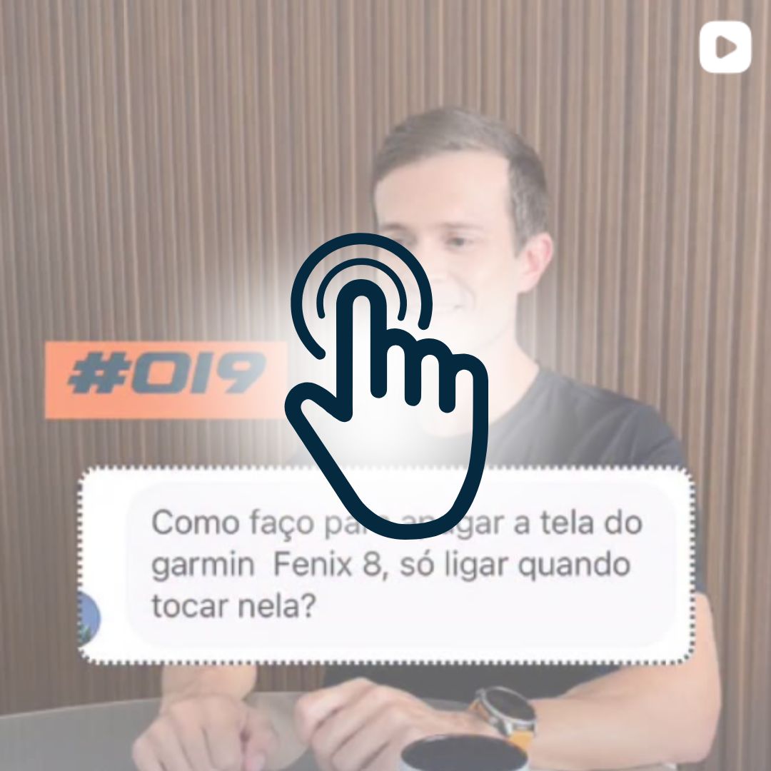 Formas de acender a tela do Garmin