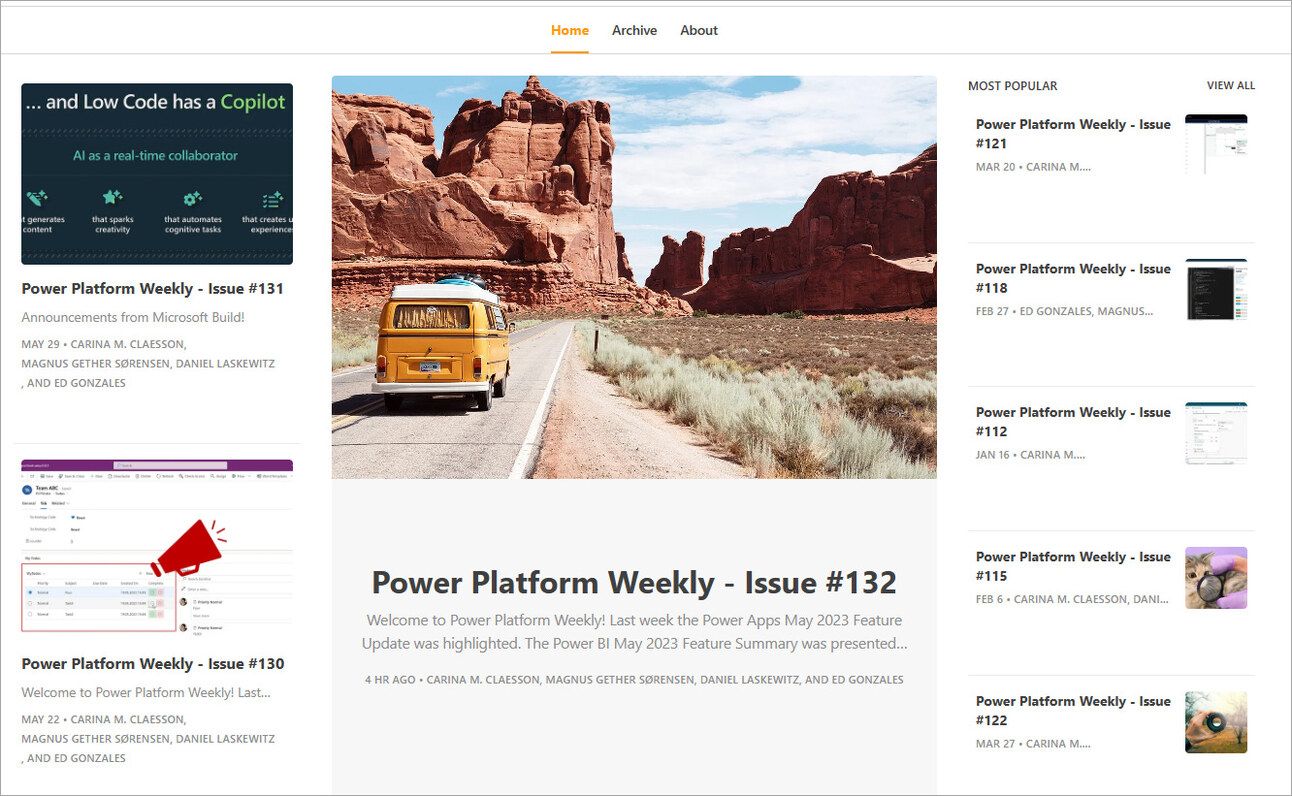 Power Platform Weekly