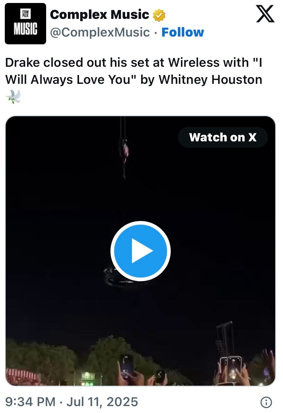 Post on X