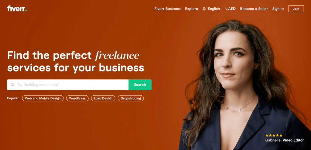 Fiverr - Perfect place to start your freelance career (Unique Fiverr Ideas for Gigs To Earn From Home)