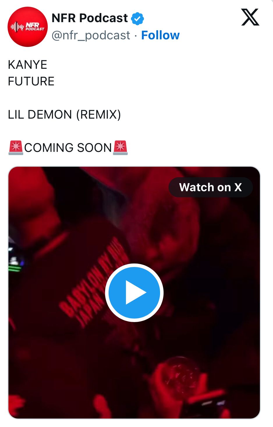 Post on X